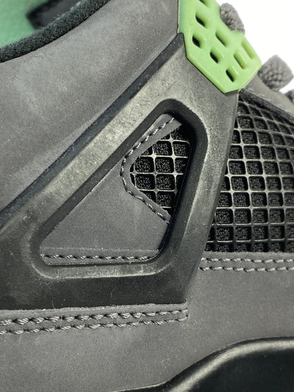 【現状渡し品】【メンズ】 NIKE ナイキ 308497-033 AIR JORDAN 4 RETRO GREEN GLOW 靴 シューズ スニーカー 160-260711-AS-57-min サイズ：27.5cm カラー：グレー/ライトグリーン 万代Net店