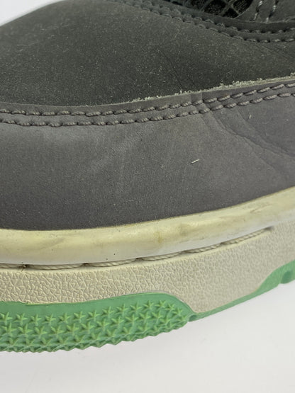 【現状渡し品】【メンズ】 NIKE ナイキ 308497-033 AIR JORDAN 4 RETRO GREEN GLOW 靴 シューズ スニーカー 160-260711-AS-57-min サイズ：27.5cm カラー：グレー/ライトグリーン 万代Net店