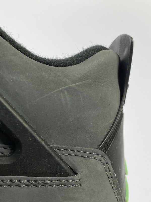【現状渡し品】【メンズ】 NIKE ナイキ 308497-033 AIR JORDAN 4 RETRO GREEN GLOW 靴 シューズ スニーカー 160-260711-AS-57-min サイズ：27.5cm カラー：グレー/ライトグリーン 万代Net店