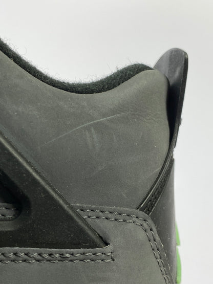 【現状渡し品】【メンズ】 NIKE ナイキ 308497-033 AIR JORDAN 4 RETRO GREEN GLOW 靴 シューズ スニーカー 160-260711-AS-57-min サイズ：27.5cm カラー：グレー/ライトグリーン 万代Net店