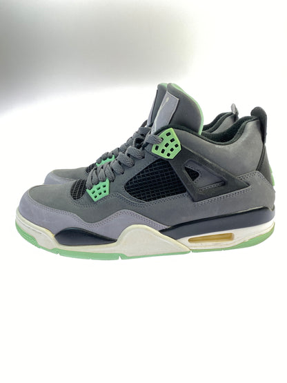 【現状渡し品】【メンズ】 NIKE ナイキ 308497-033 AIR JORDAN 4 RETRO GREEN GLOW 靴 シューズ スニーカー 160-260711-AS-57-min サイズ：27.5cm カラー：グレー/ライトグリーン 万代Net店