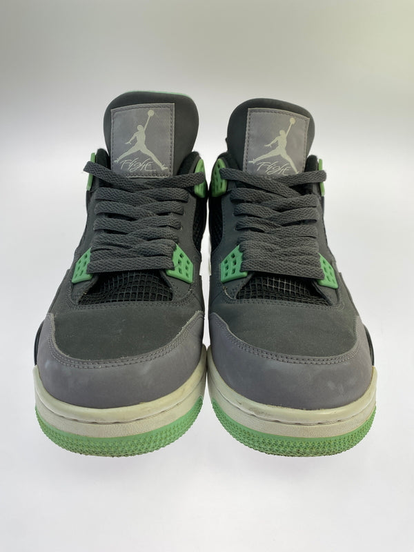 【現状渡し品】【メンズ】 NIKE ナイキ 308497-033 AIR JORDAN 4 RETRO GREEN GLOW 靴 シューズ スニーカー 160-260711-AS-57-min サイズ：27.5cm カラー：グレー/ライトグリーン 万代Net店