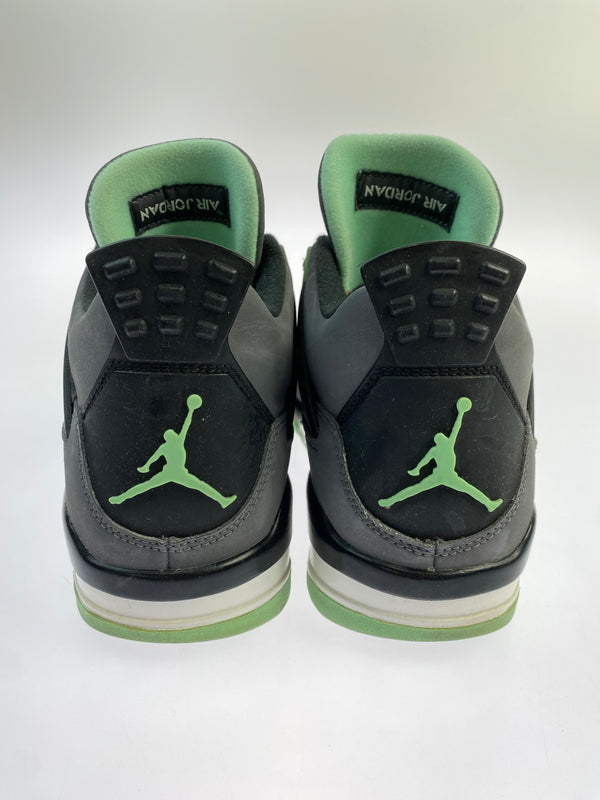 【現状渡し品】【メンズ】 NIKE ナイキ 308497-033 AIR JORDAN 4 RETRO GREEN GLOW 靴 シューズ スニーカー 160-260711-AS-57-min サイズ：27.5cm カラー：グレー/ライトグリーン 万代Net店