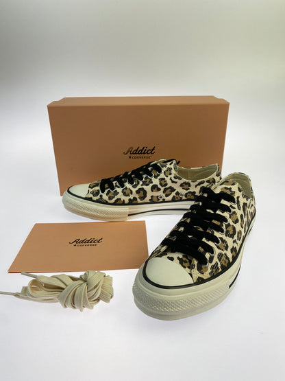 【中古美品】【メンズ】 CONVERSE コンバース 1AD073 CHUCK TAYLOR MATERIAL OX 靴 シューズ スニーカー 162-260711-AS-60-min サイズ：28cm カラー：レオパード 万代Net店