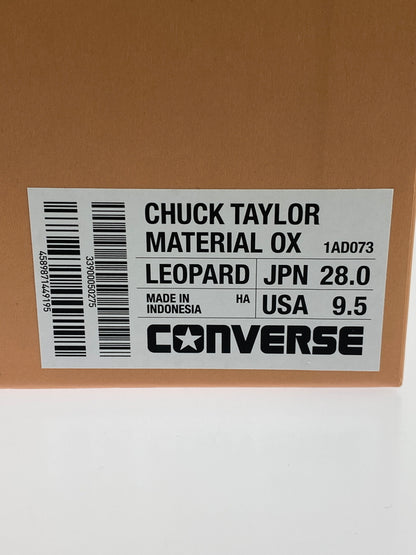 【中古美品】【メンズ】 CONVERSE コンバース 1AD073 CHUCK TAYLOR MATERIAL OX 靴 シューズ スニーカー 162-260711-AS-60-min サイズ：28cm カラー：レオパード 万代Net店
