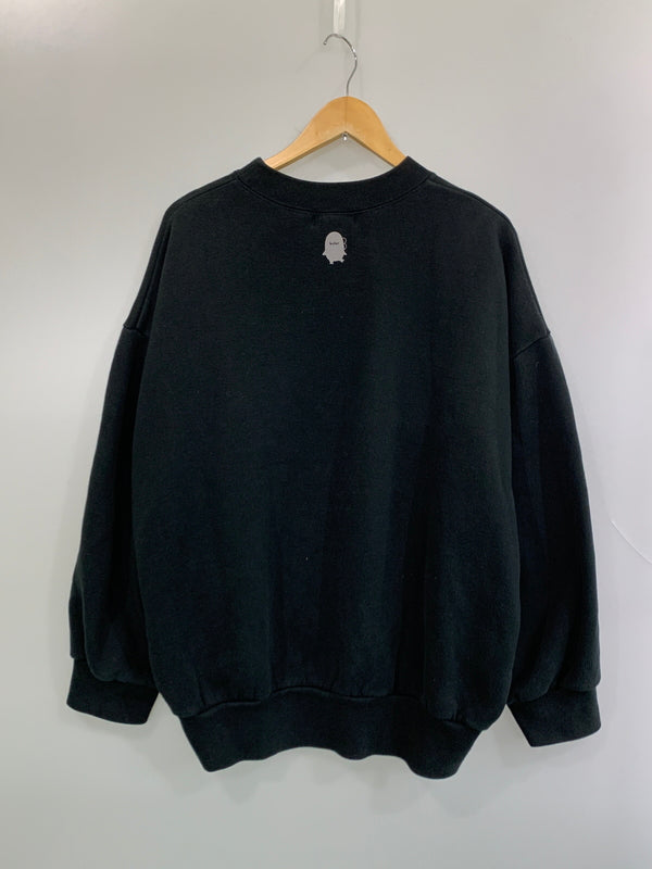 【中古品】【メンズ】 KOLOR カラー SWEATSHIRT スウェット 20SCM-T23216S イルカくん トレーナー 裏起毛 140-260714-ta-03-min サイズ：1 カラー：ブラック 万代Net店