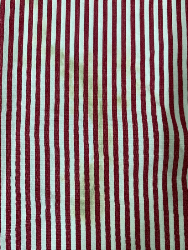 【中古品】【メンズ】 DRIES VAN NOTEN ドリスヴァンノッテン STRIPE SHORTS ストライプショーツ メンズ ショートパンツ 短パン ボトムス 152-260720-em-42-min カラー：レッド/ホワイト 万代Net店