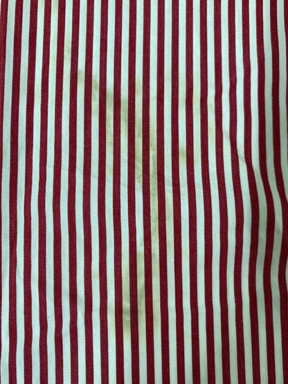 【中古品】【メンズ】 DRIES VAN NOTEN ドリスヴァンノッテン STRIPE SHORTS ストライプショーツ メンズ ショートパンツ 短パン ボトムス 152-260720-em-42-min カラー：レッド/ホワイト 万代Net店