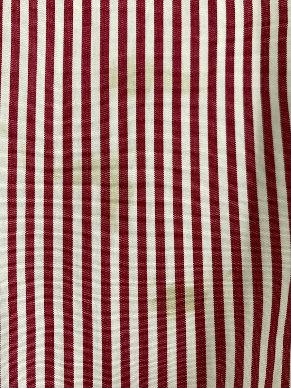 【中古品】【メンズ】 DRIES VAN NOTEN ドリスヴァンノッテン STRIPE SHORTS ストライプショーツ メンズ ショートパンツ 短パン ボトムス 152-260720-em-42-min カラー：レッド/ホワイト 万代Net店