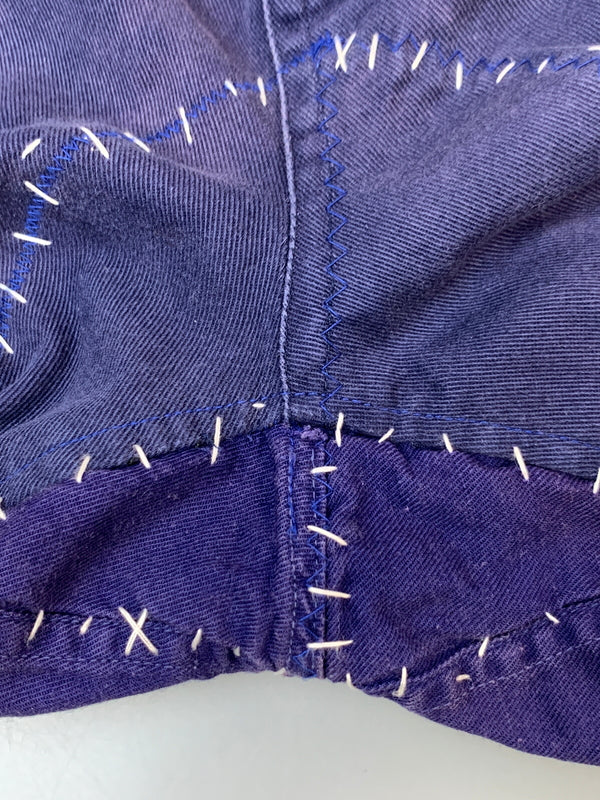 【中古品】【メンズ】 KEISUKE KANDA ケイスケカンダ STITCHED WORK PANTS ステッチワークパンツ 手縫い 151-260714-ta-08-min サイズ：サイズ不明 カラー：パープル系 万代Net店