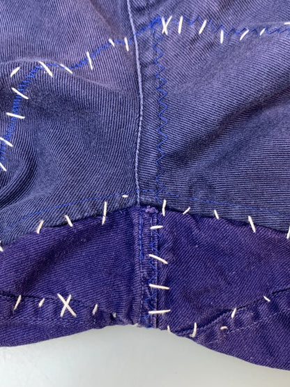 【中古品】【メンズ】 KEISUKE KANDA ケイスケカンダ STITCHED WORK PANTS ステッチワークパンツ 手縫い 151-260714-ta-08-min サイズ：サイズ不明 カラー：パープル系 万代Net店