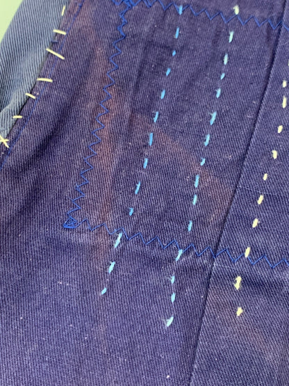 【中古品】【メンズ】 KEISUKE KANDA ケイスケカンダ STITCHED WORK PANTS ステッチワークパンツ 手縫い 151-260714-ta-08-min サイズ：サイズ不明 カラー：パープル系 万代Net店