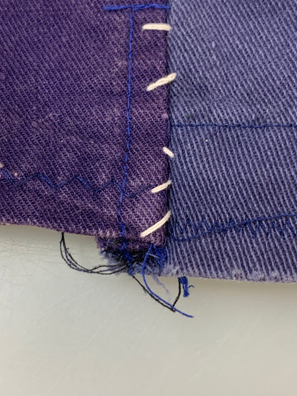 【中古品】【メンズ】 KEISUKE KANDA ケイスケカンダ STITCHED WORK PANTS ステッチワークパンツ 手縫い 151-260714-ta-08-min サイズ：サイズ不明 カラー：パープル系 万代Net店