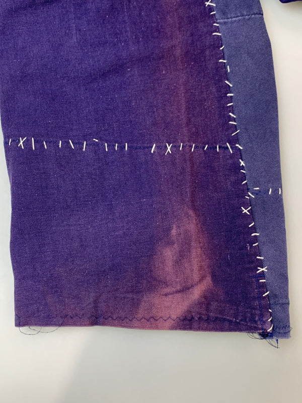 【中古品】【メンズ】 KEISUKE KANDA ケイスケカンダ STITCHED WORK PANTS ステッチワークパンツ 手縫い 151-260714-ta-08-min サイズ：サイズ不明 カラー：パープル系 万代Net店
