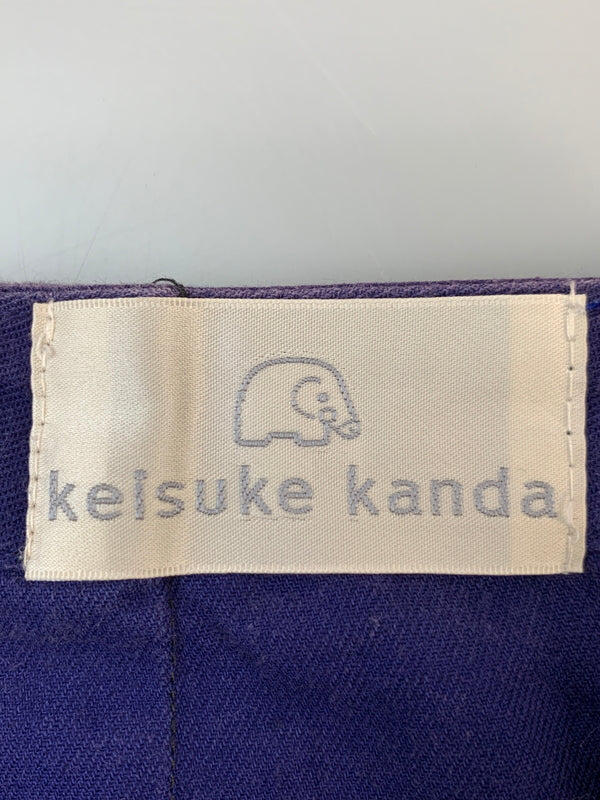 【中古品】【メンズ】 KEISUKE KANDA ケイスケカンダ STITCHED WORK PANTS ステッチワークパンツ 手縫い 151-260714-ta-08-min サイズ：サイズ不明 カラー：パープル系 万代Net店