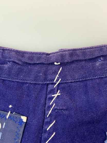 【中古品】【メンズ】 KEISUKE KANDA ケイスケカンダ STITCHED WORK PANTS ステッチワークパンツ 手縫い 151-260714-ta-08-min サイズ：サイズ不明 カラー：パープル系 万代Net店