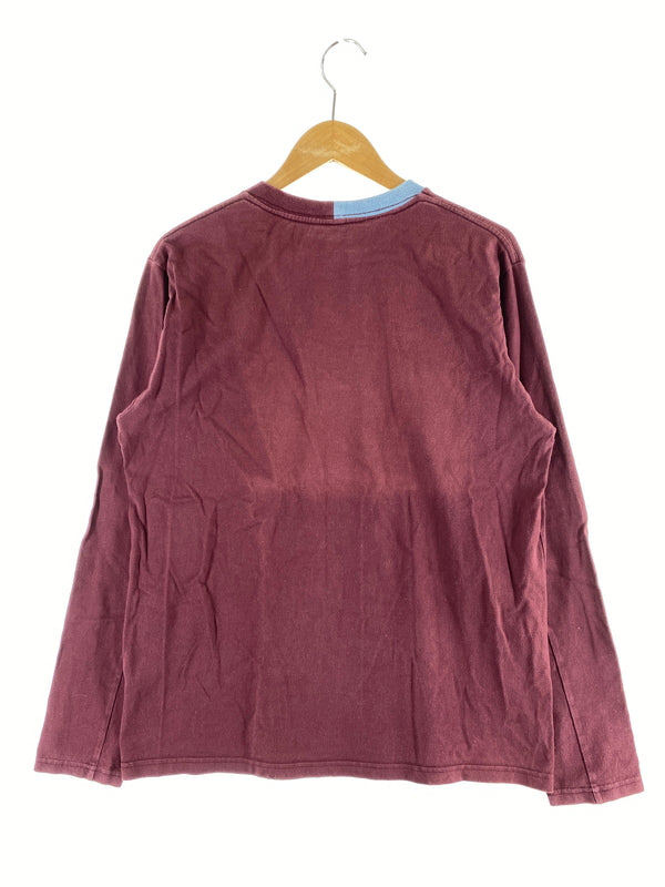 【中古品】【メンズ】 PHINGERIN フィンガリン PD-172-CS-081 TAPE TEE L S ロングスリーブ 長袖Tシャツ 140-260711-AS-29-min サイズ：M カラー：ブラウン 万代Net店