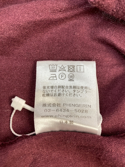 【中古品】【メンズ】 PHINGERIN フィンガリン PD-172-CS-081 TAPE TEE L S ロングスリーブ 長袖Tシャツ 140-260711-AS-29-min サイズ：M カラー：ブラウン 万代Net店