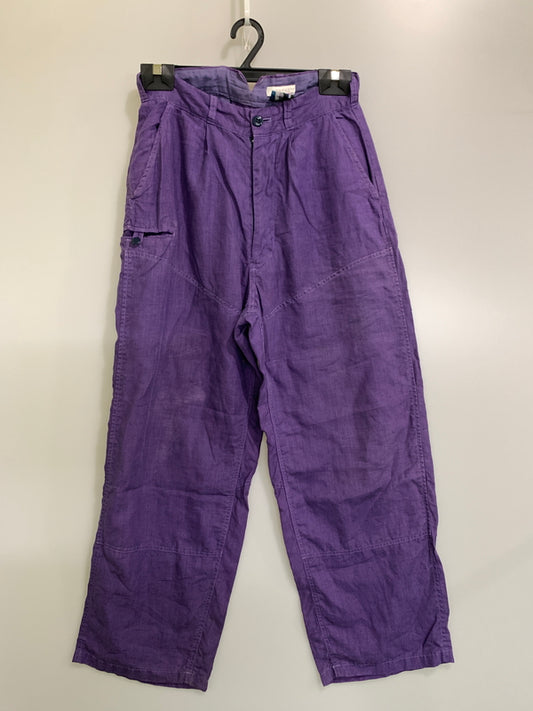 【中古品】【メンズ】 FACETASM ファセッタズム HEMP LINEN PANTS AY-PT-U01 ヘンプ リネン パンツ メンズ ボトムス 麻 ズボン 151-260723-em-50-min サイズ：S カラー：パープル 万代Net店