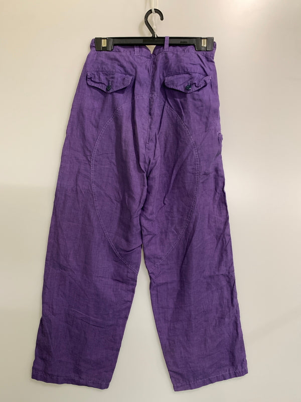 【中古品】【メンズ】 FACETASM ファセッタズム HEMP LINEN PANTS AY-PT-U01 ヘンプ リネン パンツ メンズ ボトムス 麻 ズボン 151-260723-em-50-min サイズ：S カラー：パープル 万代Net店