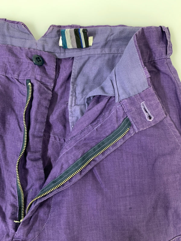 【中古品】【メンズ】 FACETASM ファセッタズム HEMP LINEN PANTS AY-PT-U01 ヘンプ リネン パンツ メンズ ボトムス 麻 ズボン 151-260723-em-50-min サイズ：S カラー：パープル 万代Net店
