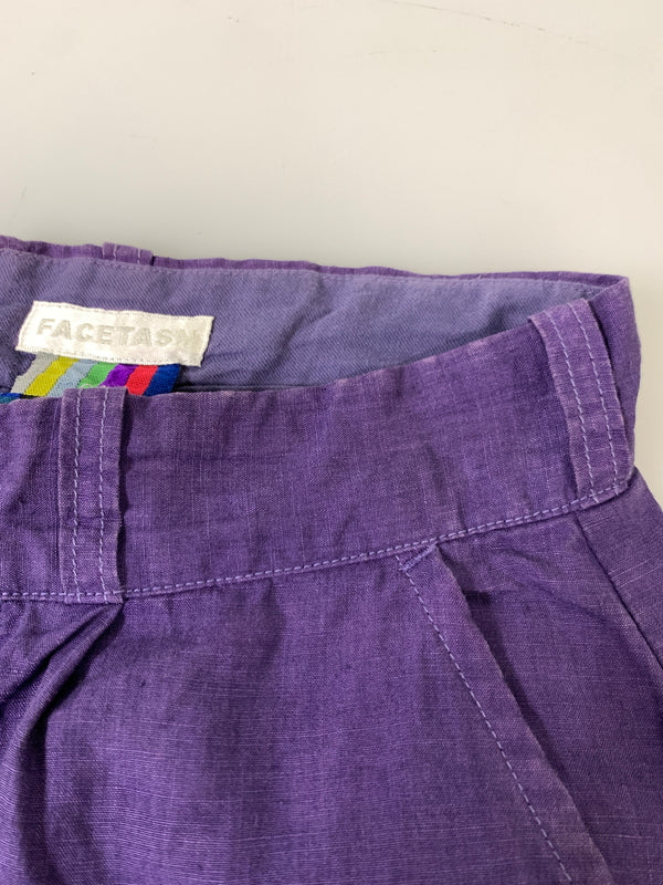 【中古品】【メンズ】 FACETASM ファセッタズム HEMP LINEN PANTS AY-PT-U01 ヘンプ リネン パンツ メンズ ボトムス 麻 ズボン 151-260723-em-50-min サイズ：S カラー：パープル 万代Net店
