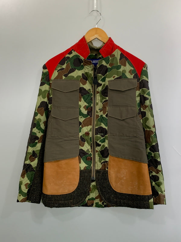 【現状渡し品】【メンズ】 JUNYA WATANABE COMME DES GARCONS ジュンヤワタナベ コムデギャルソン WD－J０２５ DUCK HUNT ダックハンターカモ ツイード ドッキング ジャケット 140-260714-ta-01-min サイズ：S カラー：マルチカラー 万代Net店