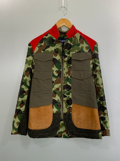 【現状渡し品】【メンズ】 JUNYA WATANABE COMME DES GARCONS ジュンヤワタナベ コムデギャルソン WD－J０２５ DUCK HUNT ダックハンターカモ ツイード ドッキング ジャケット 140-260714-ta-01-min サイズ：S カラー：マルチカラー 万代Net店