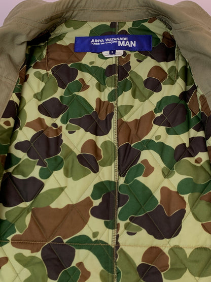 【現状渡し品】【メンズ】 JUNYA WATANABE COMME DES GARCONS ジュンヤワタナベ コムデギャルソン WD－J０２５ DUCK HUNT ダックハンターカモ ツイード ドッキング ジャケット 140-260714-ta-01-min サイズ：S カラー：マルチカラー 万代Net店