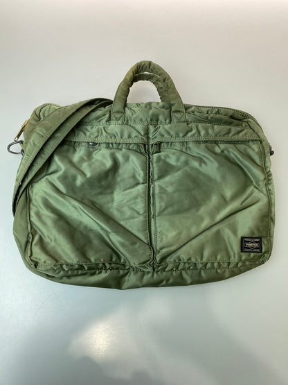 【中古品】【メンズ】 PORTER ポーター TANKER 2WAY SHOULDER BAG ショルダーバッグ カバン 188-260729-AS-38-min カラー：カーキ 万代Net店