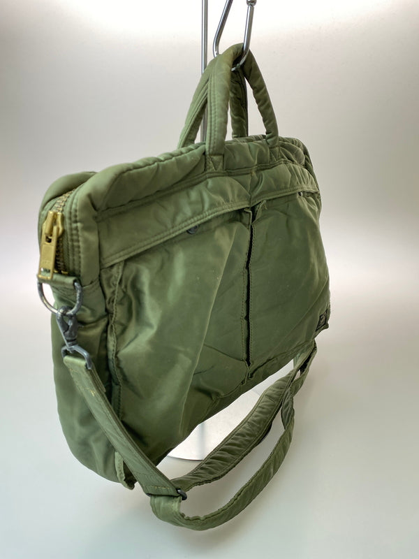 【中古品】【メンズ】 PORTER ポーター TANKER 2WAY SHOULDER BAG ショルダーバッグ カバン 188-260729-AS-38-min カラー：カーキ 万代Net店