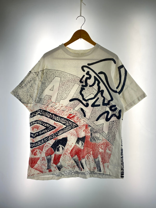【現状渡し品】【メンズ】 UMBRO アンブロ 90S AJAX SS TEE 半袖Tシャツ ショートスリーブ 146-260718-AS-59-min サイズ：不明 下記参照 カラー：ホワイト 万代Net店