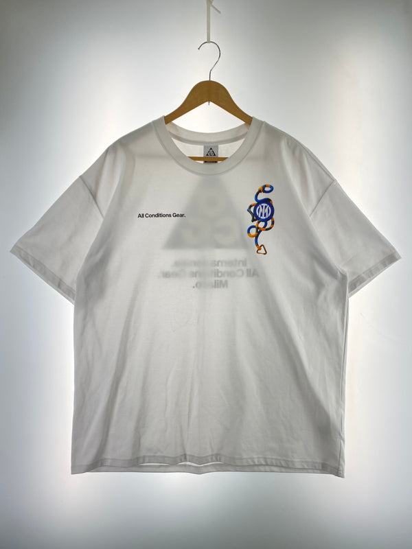 【中古品】【メンズ】 NIKE ACG ナイキ エーシージー IF0513 INTER MILAN SS TEE 半袖Tシャツ ショートスリーブ 144-260718-AS-57-min サイズ：XL カラー：ホワイト 万代Net店