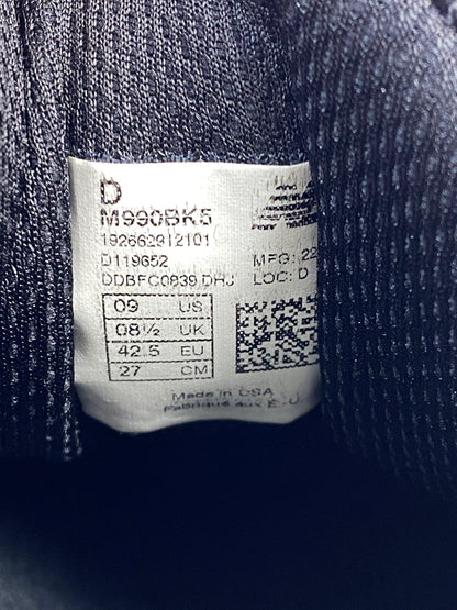 【中古品】【メンズ】 NEW BALANCE ニューバランス M990BK5 990V5 靴 シューズ スニーカー 162-260719-AS-15-min サイズ：27cm カラー：ブラック 万代Net店