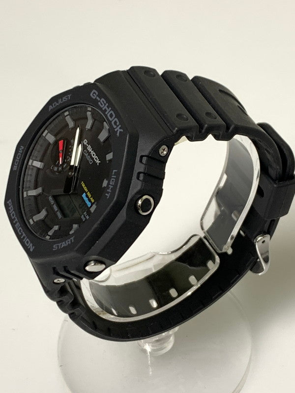 【中古品】【メンズ/レディース】 CASIO カシオ G-SHOCK 2100 SERIES SOLAR WATCH GA-B2100-1AJF ジーショック 2100シリーズ ソーラー 腕時計 196-260715-yn-36-min カラー：ブラック 万代Net店