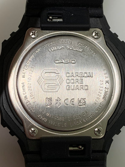 【中古品】【メンズ/レディース】 CASIO カシオ G-SHOCK 2100 SERIES SOLAR WATCH GA-B2100-1AJF ジーショック 2100シリーズ ソーラー 腕時計 196-260715-yn-36-min カラー：ブラック 万代Net店