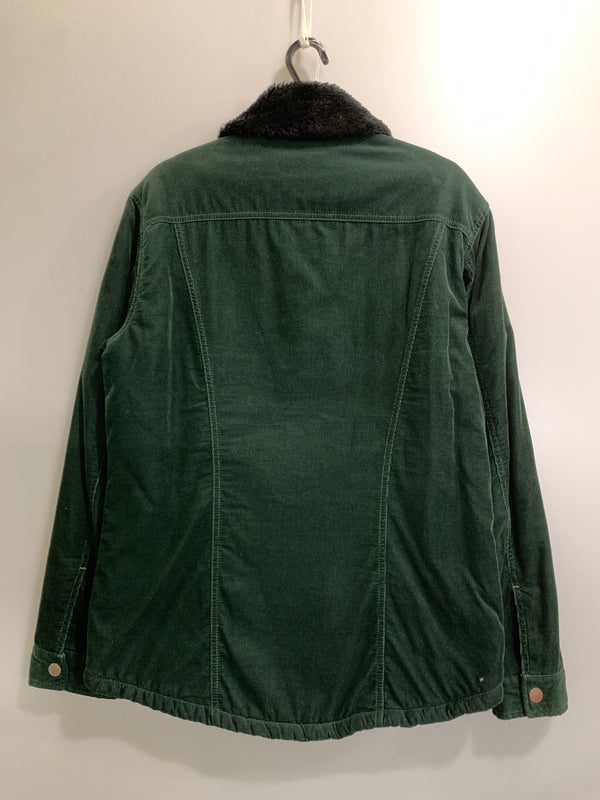 【中古品】【メンズ】 LEVI'S リーバイス 70535 CORDUROY BOA JACKET コーデュロイ ボア ジャケット メンズ アウター 防寒 147-260731-em-65-min サイズ：Ｌ カラー：ダークグリーン 万代Net店