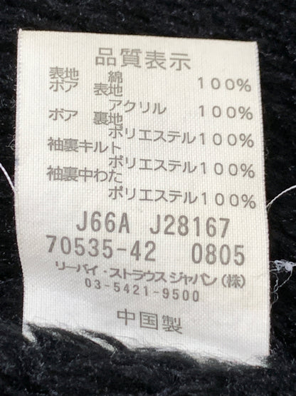 【中古品】【メンズ】 LEVI'S リーバイス 70535 CORDUROY BOA JACKET コーデュロイ ボア ジャケット メンズ アウター 防寒 147-260731-em-65-min サイズ：Ｌ カラー：ダークグリーン 万代Net店