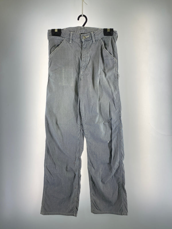 【中古品】【メンズ】 CARHARTT カーハート STRIPE PAINTER PANTS ストライプ ペインター パンツ ボトムス 157-260727-jt-15-min サイズ：30 W76 H93 カラー：ブルー/ホワイト ストライプ 万代Net店