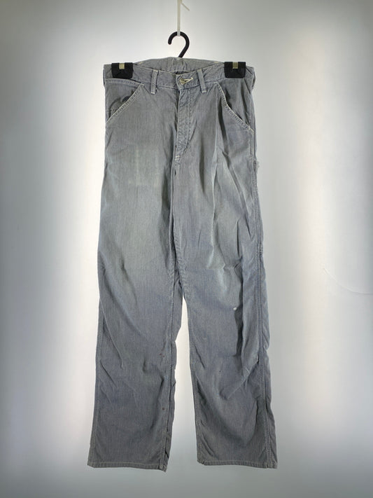 【中古品】【メンズ】 CARHARTT カーハート STRIPE PAINTER PANTS ストライプ ペインター パンツ ボトムス 157-260727-jt-15-min サイズ：30 W76 H93 カラー：ブルー/ホワイト ストライプ 万代Net店