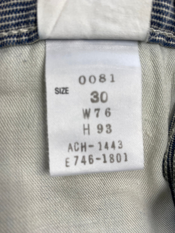 【中古品】【メンズ】 CARHARTT カーハート STRIPE PAINTER PANTS ストライプ ペインター パンツ ボトムス 157-260727-jt-15-min サイズ：30 W76 H93 カラー：ブルー/ホワイト ストライプ 万代Net店
