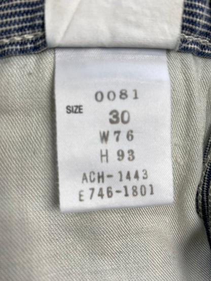 【中古品】【メンズ】 CARHARTT カーハート STRIPE PAINTER PANTS ストライプ ペインター パンツ ボトムス 157-260727-jt-15-min サイズ：30 W76 H93 カラー：ブルー/ホワイト ストライプ 万代Net店