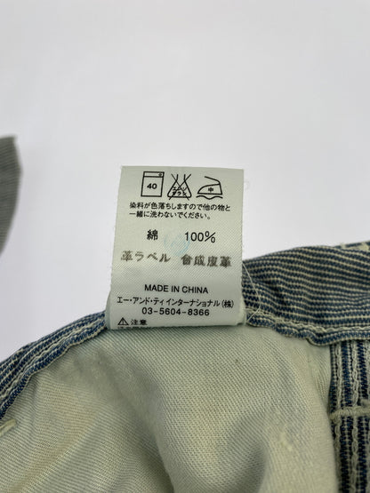 【中古品】【メンズ】 CARHARTT カーハート STRIPE PAINTER PANTS ストライプ ペインター パンツ ボトムス 157-260727-jt-15-min サイズ：30 W76 H93 カラー：ブルー/ホワイト ストライプ 万代Net店
