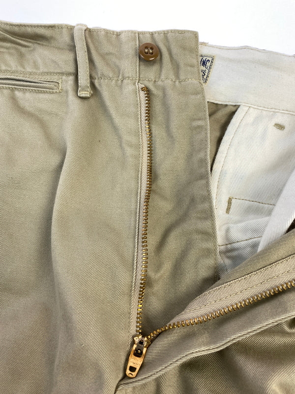 【中古品】【メンズ】 BUZZ RICKSON'S バズリクソンズ CHINO PANTS チノパンツ ボトムス 156-260727-jt-26-min サイズ：32 カラー：ベージュ系 万代Net店