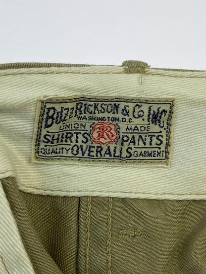 【中古品】【メンズ】 BUZZ RICKSON'S バズリクソンズ CHINO PANTS チノパンツ ボトムス 156-260727-jt-26-min サイズ：32 カラー：ベージュ系 万代Net店