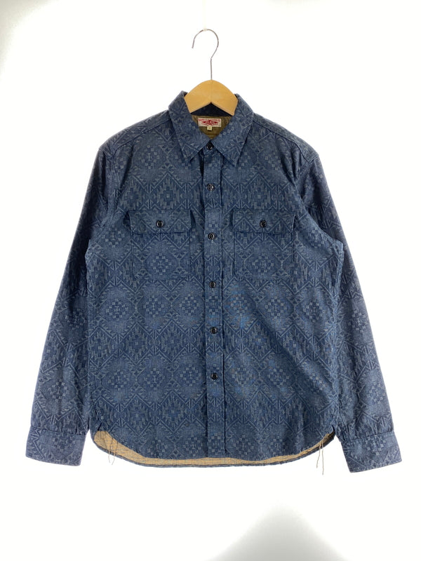 【中古品】【メンズ】 JELADO ジェラード CHECK SHIRT チェックシャツ トップス 145-260727-jt-20-min サイズ：M カラー：ネイビー 総柄 万代Net店