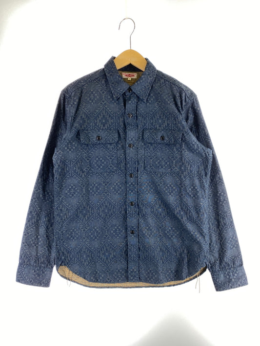 【中古品】【メンズ】 JELADO ジェラード CHECK SHIRT チェックシャツ トップス 145-260727-jt-20-min サイズ：M カラー：ネイビー 総柄 万代Net店