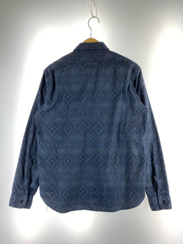 【中古品】【メンズ】 JELADO ジェラード CHECK SHIRT チェックシャツ トップス 145-260727-jt-20-min サイズ：M カラー：ネイビー 総柄 万代Net店