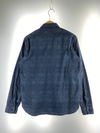 【中古品】【メンズ】 JELADO ジェラード CHECK SHIRT チェックシャツ トップス 145-260727-jt-20-min サイズ：M カラー：ネイビー 総柄 万代Net店