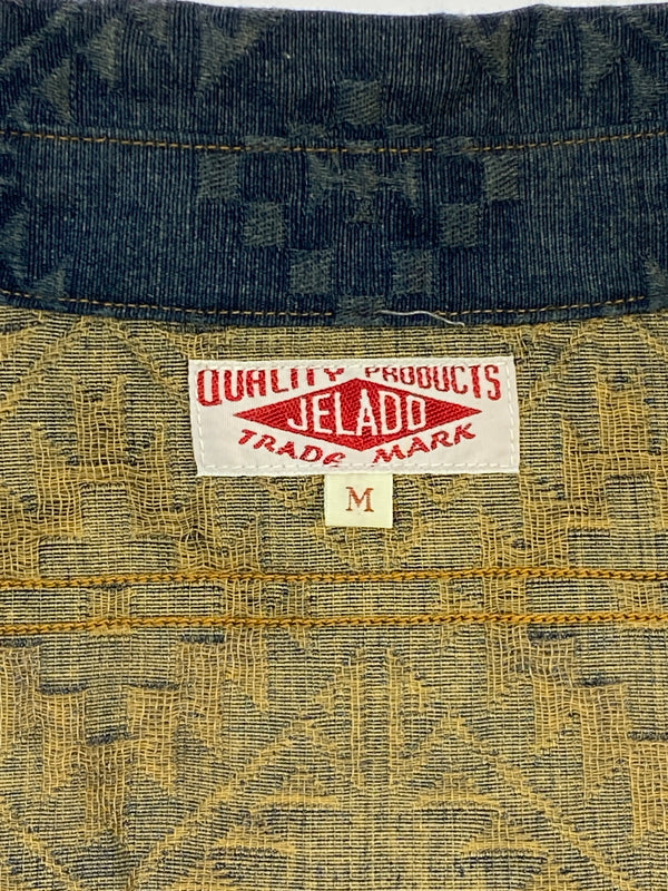 【中古品】【メンズ】 JELADO ジェラード CHECK SHIRT チェックシャツ トップス 145-260727-jt-20-min サイズ：M カラー：ネイビー 総柄 万代Net店